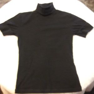 $5 for $25 Black short sleeve turtleneck